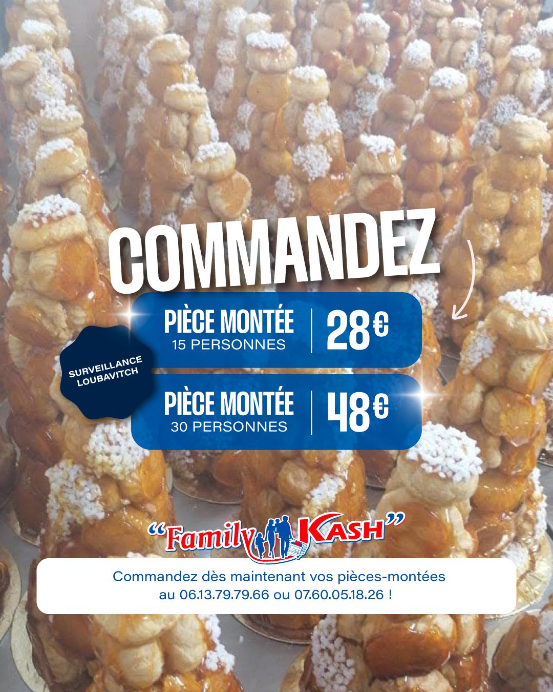 Pièces montées 15 choux